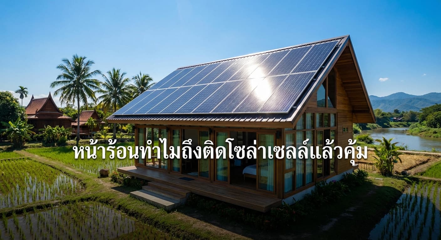 หน้าร้อนนี้คุ้มแน่! ทำไมชาวพิจิตรต้องติดโซล่าเซลล์ ลดค่าไฟสู้แดดกับ เอนีเทค (Aneetech)