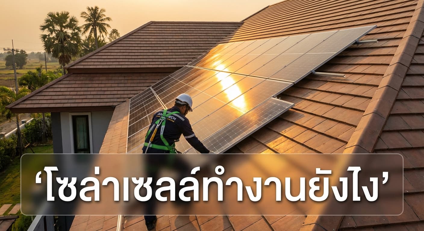 โซล่าเซลล์ทำงานยังไง? คู่มือฉบับเข้าใจง่ายสำหรับชาวพิจิตร โดย เอนีเทค (Aneetech)